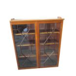 An Edwardian mahogany display cabinet