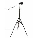A vintage 'Standard Telephones & Cables LTD' microphone on stand
