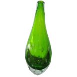 A Castellani art glass vase with label to underside, 31.5cm height