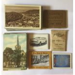 A collection of vintages postcards etc.