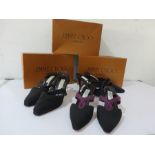 Three pairs of boxed Jimmy Choo ladies shoes