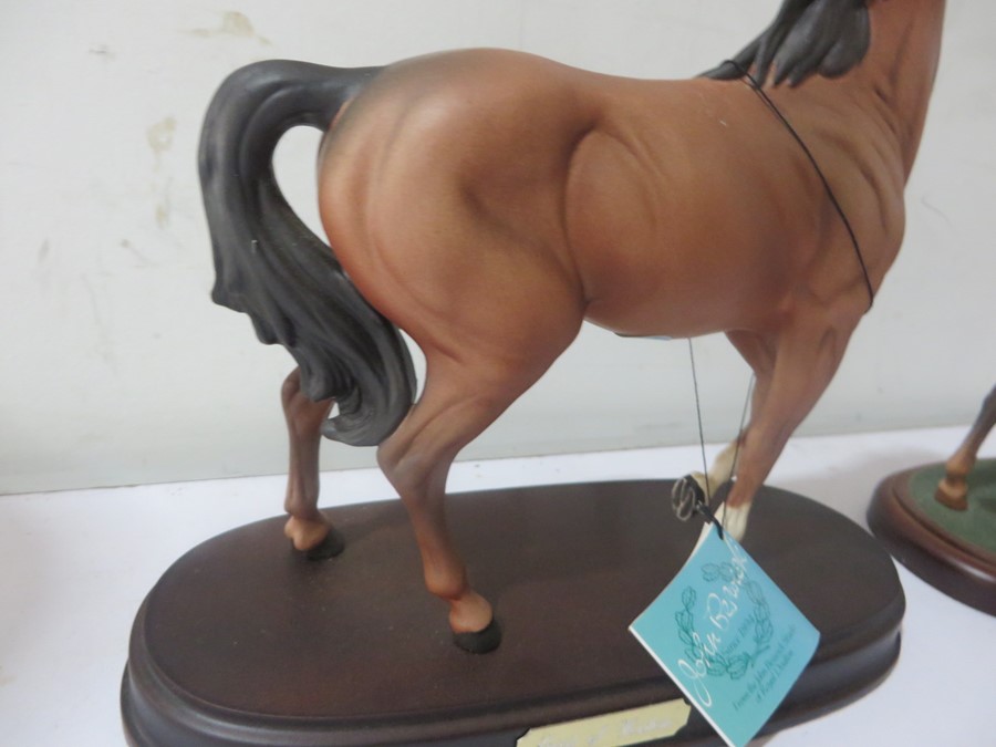 Four Beswick horses - 'First Born' on stand, 'Spirit of Wisdom' on stand, Piebald and a Bay - Image 9 of 17