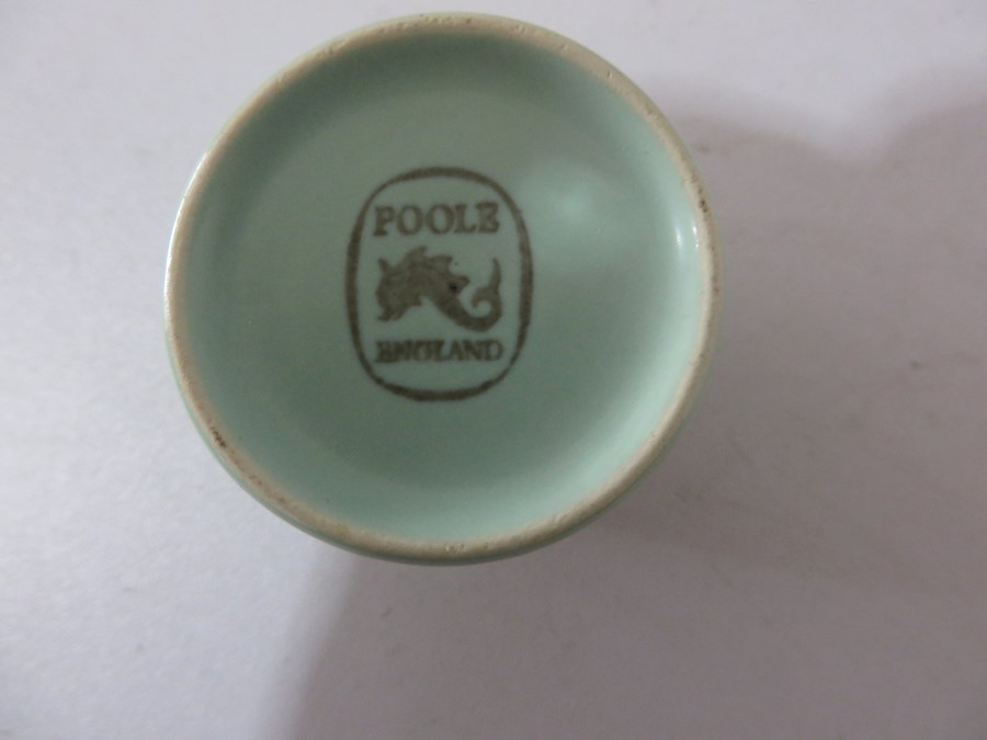 A small collection of Poole pottery including biscuit barrels - Image 8 of 9