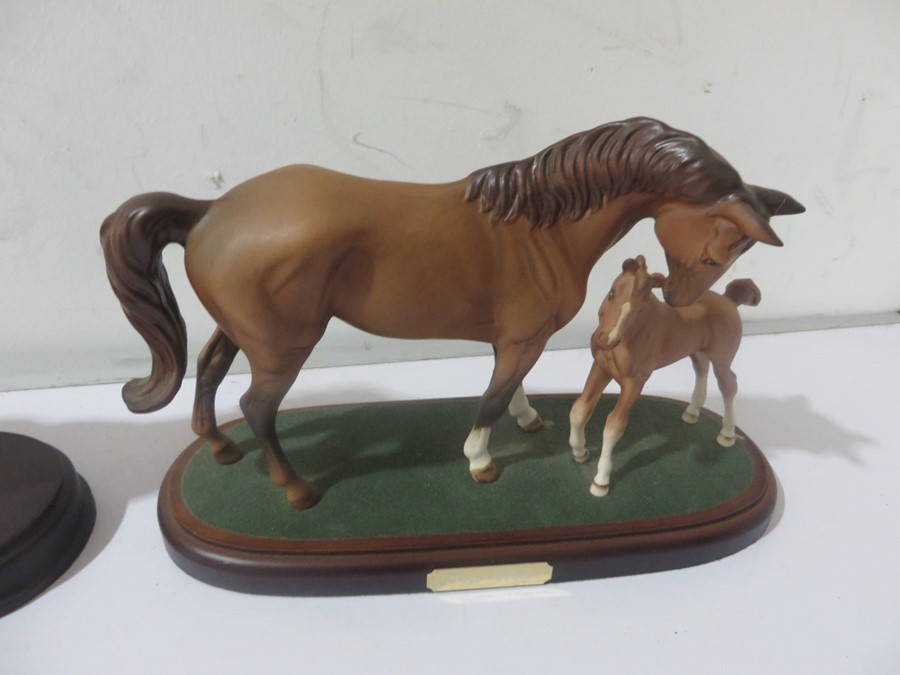 Four Beswick horses - 'First Born' on stand, 'Spirit of Wisdom' on stand, Piebald and a Bay - Image 2 of 17