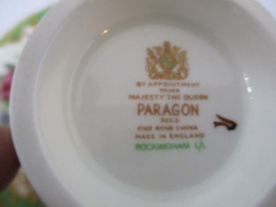 A part Paragon "Rockingham" pattern tea set - Image 5 of 6