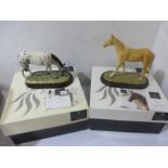Two boxed Royal Doulton horses - Appaloosa and Palomino