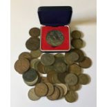 A small collection of coins