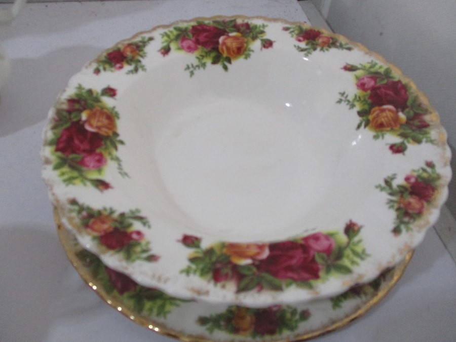 A part Royal Albert "Old Country Roses" coffee set etc.- some seconds - Image 7 of 9