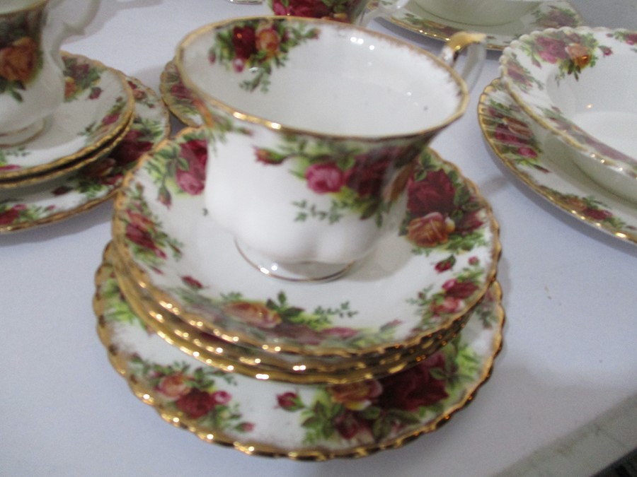 A part Royal Albert "Old Country Roses" coffee set etc.- some seconds - Image 5 of 9