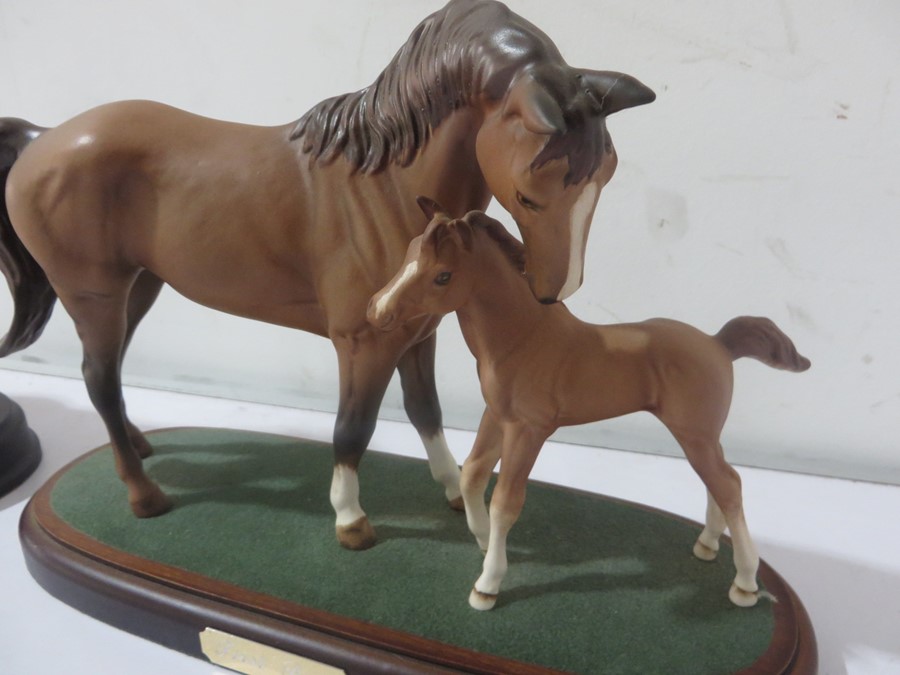 Four Beswick horses - 'First Born' on stand, 'Spirit of Wisdom' on stand, Piebald and a Bay - Image 3 of 17