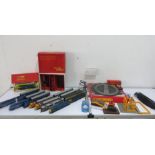 A collection of Hornby locomotives and carriages, railway items and Lima, including Hornby Operating
