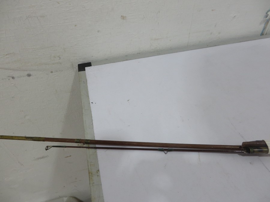 A 1893 Hardy 'Greenhart' three piece fly fishing rod A/F - Image 7 of 16