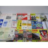 A collection of vintage football programmes from 1960's- 1980's including Arsenal, Sutton Utd.