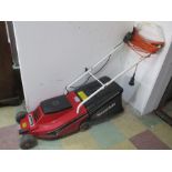 A Mountfield electric lawnmower