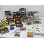 A collection of boxed diecast cars including Corgi, Days Gone, Oxford Diecast, Eddie Stobart,