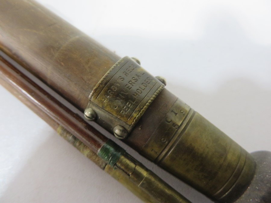 A 1893 Hardy 'Greenhart' three piece fly fishing rod A/F - Image 4 of 16