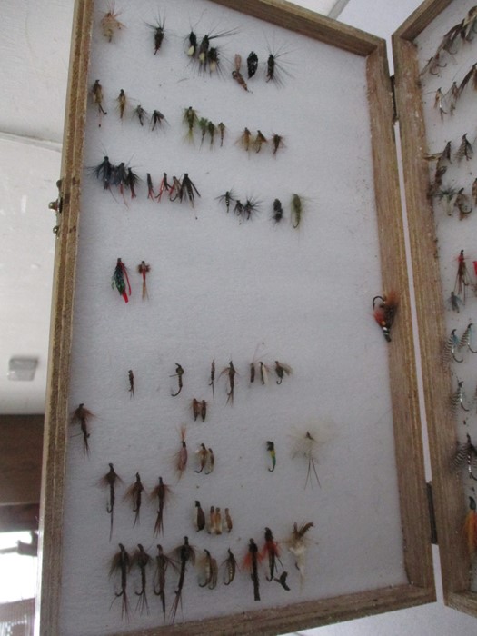 A collection of fishing flies in double sided Bob Church case - Image 2 of 7