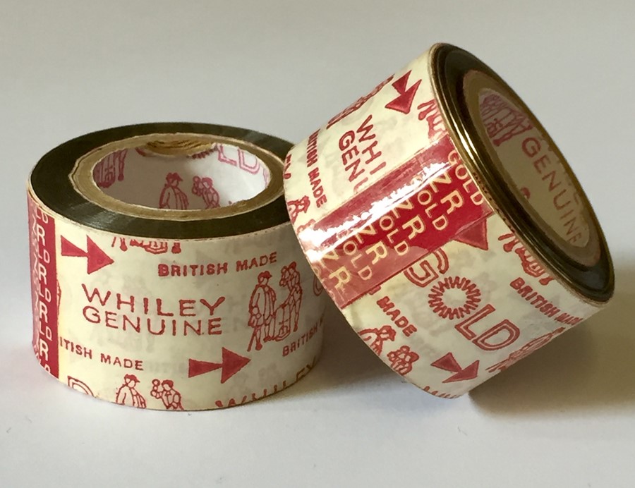 Two small rolls of 'Whiley Genuine' gold leaf.