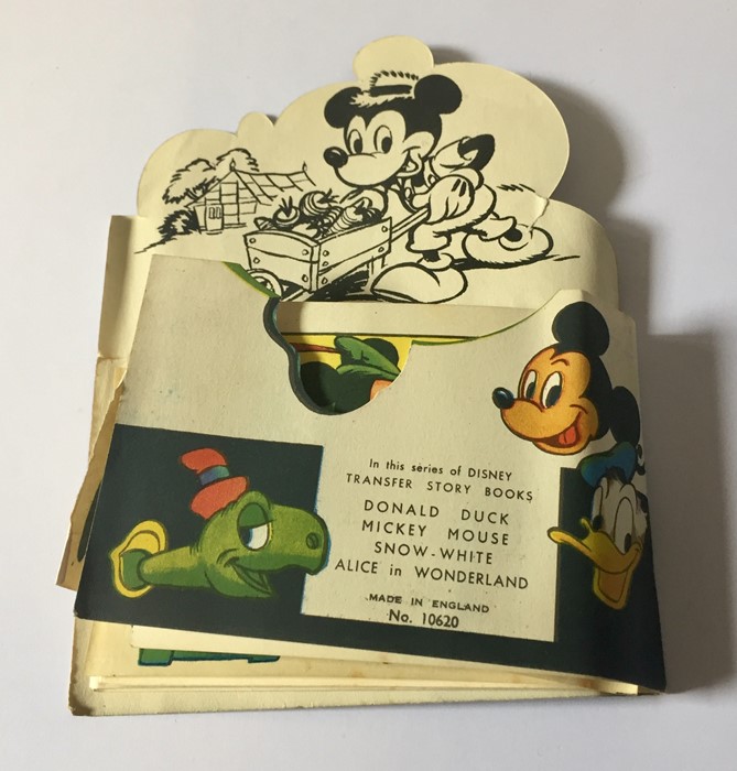 A collection of various scraps and other ephemera including a vintage Mickey Mouse transfer story - Image 8 of 9