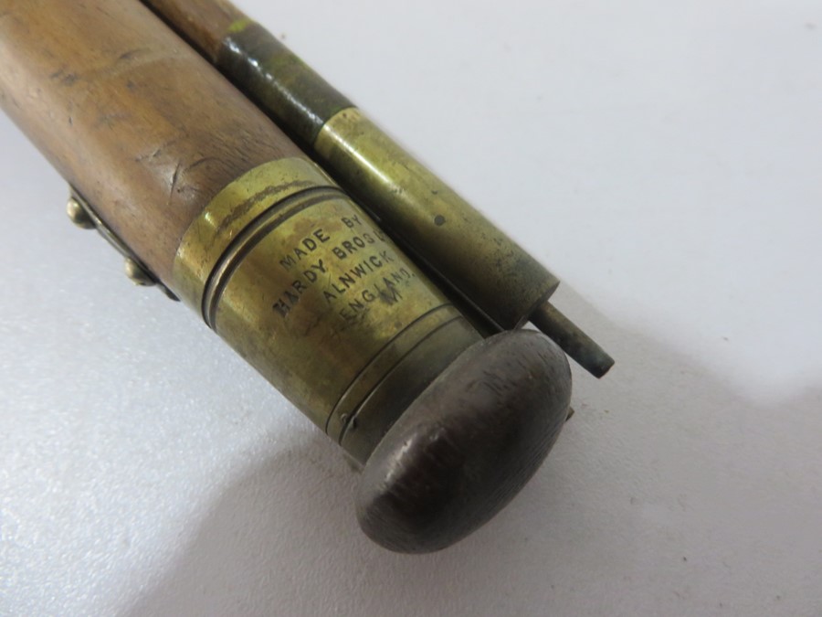 A 1893 Hardy 'Greenhart' three piece fly fishing rod A/F - Image 3 of 16