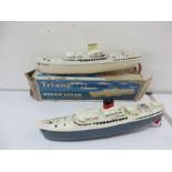 Two Tri-ang Electric Powered Ocean Liners A/F - 'R.M.S Orcades & Retoria Castle