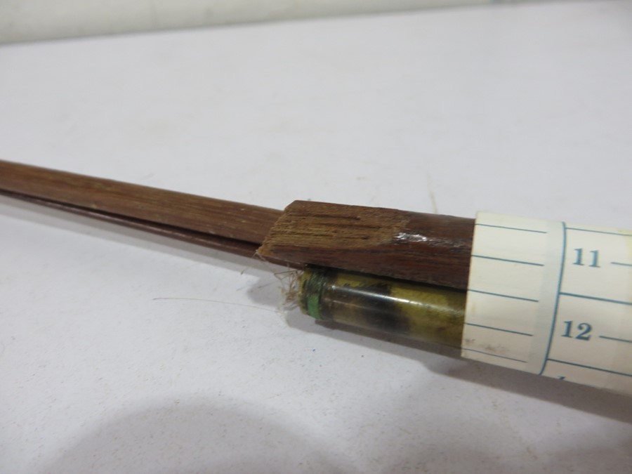 A 1893 Hardy 'Greenhart' three piece fly fishing rod A/F - Image 11 of 16