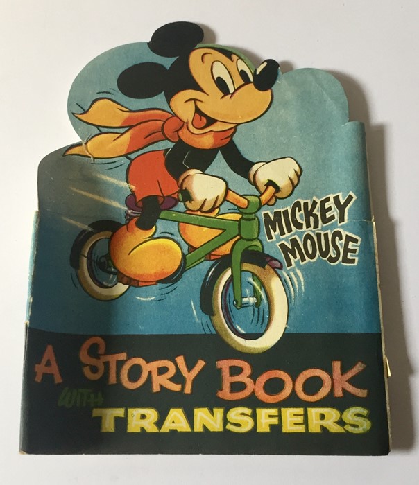 A collection of various scraps and other ephemera including a vintage Mickey Mouse transfer story - Image 4 of 9