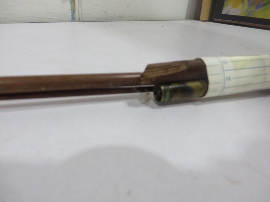 A 1893 Hardy 'Greenhart' three piece fly fishing rod A/F - Image 12 of 16