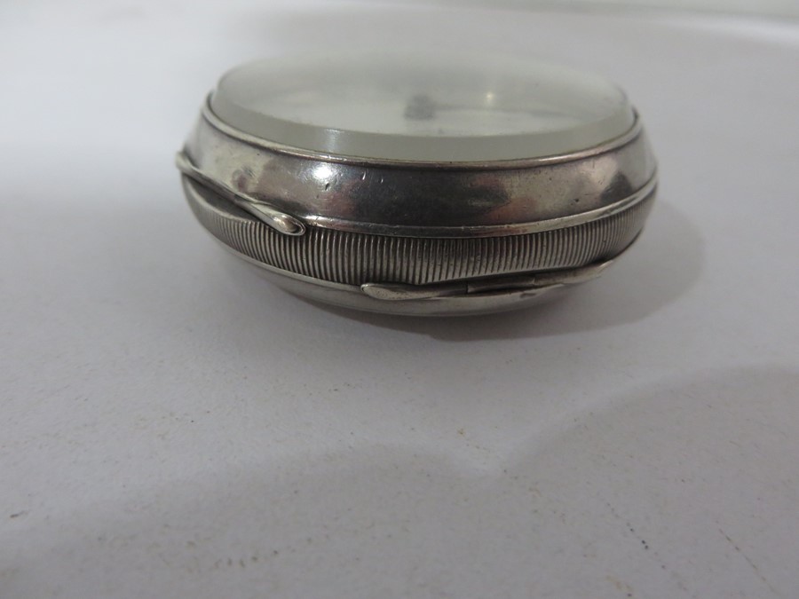 A. W. W. Co. Waltham Mass hallmarked silver cased pocket watch - Image 2 of 11