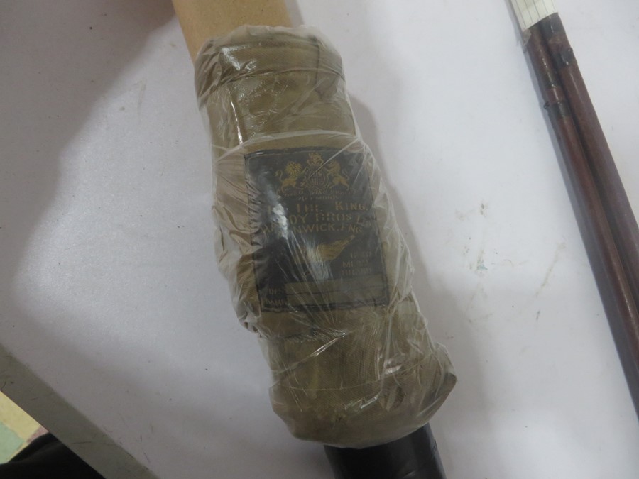 A 1893 Hardy 'Greenhart' three piece fly fishing rod A/F - Image 15 of 16