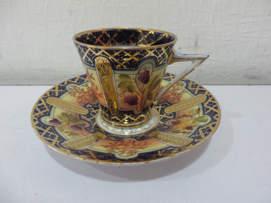 Dresden Hirsch cabinet cup and saucer