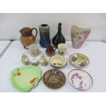 A collection of decorative china including Royal Doulton, Kensington etc