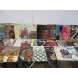 A collection of albums including Rod Stewart etc.