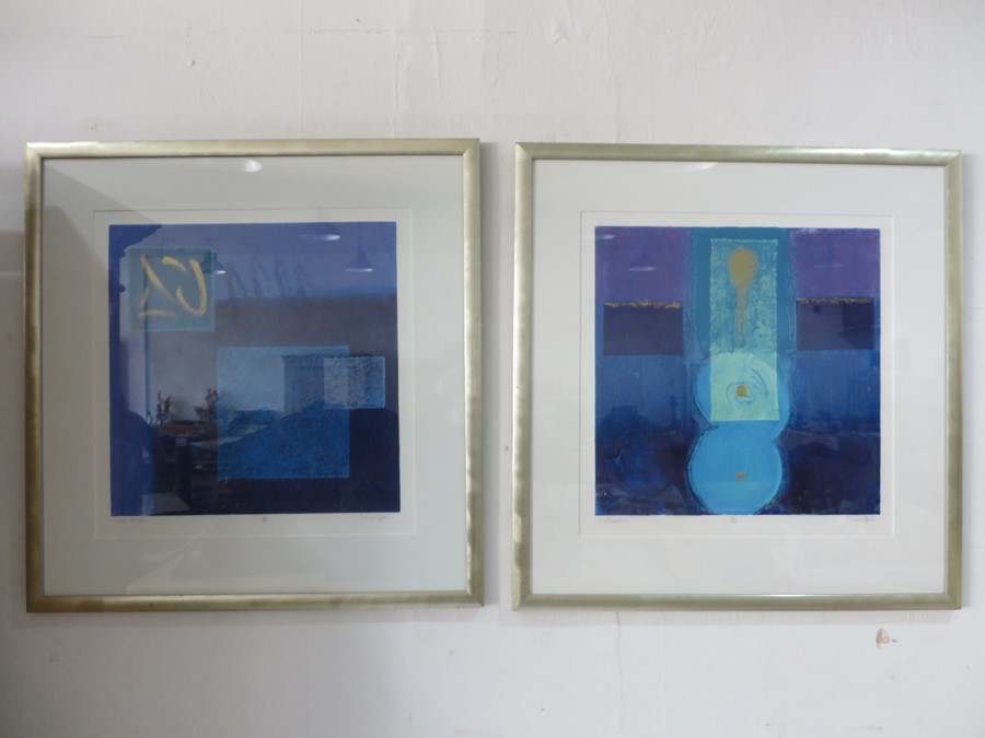 A pair of limited edition Mark Spain prints "Metamorphic" and "Cool Rhythm"