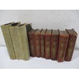 A small collection of books, Shakespeare along with Beethoven scores by Mannheim