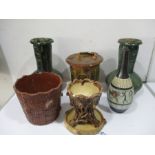 A collection of Studio Pottery