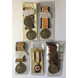 A collection of various WWI & WWII medals (8)