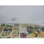 A collection 5 vintage French posters, (4 double sided) by M.D.I etc