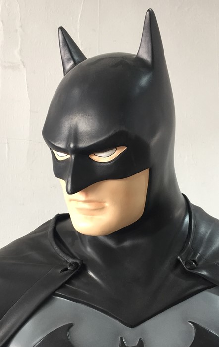 A lifesize limited edition figure of Batman on plinth, number 34/500, manufactured by Rubie's - Image 6 of 8