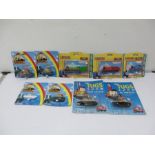 A colelction of Theodore Tugboats, Thomas and the Magic Railroad trains etc