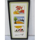 A limited edition 'The Rich Designs of Clarice Cliff' wall plaque