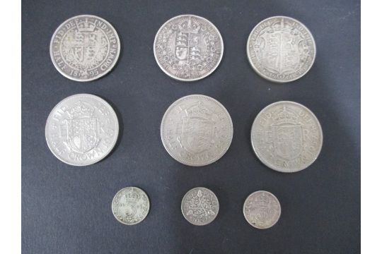 Victorian half Crowns, Threepenny bits etc. - Image 2 of 2