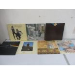 A collection of records including Pink Floyd ‎– The Dark Side Of The Moon and Wish You Were Here,