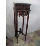 An Edwardian style plant stand