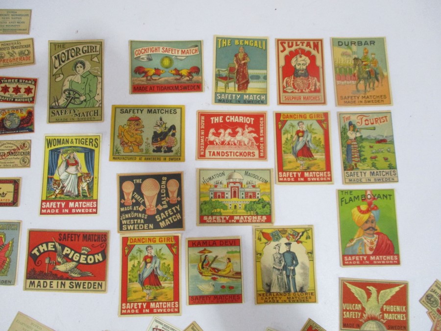 A collection of cigarette "silks" along with vintage decorative matchbox covers - Image 16 of 21