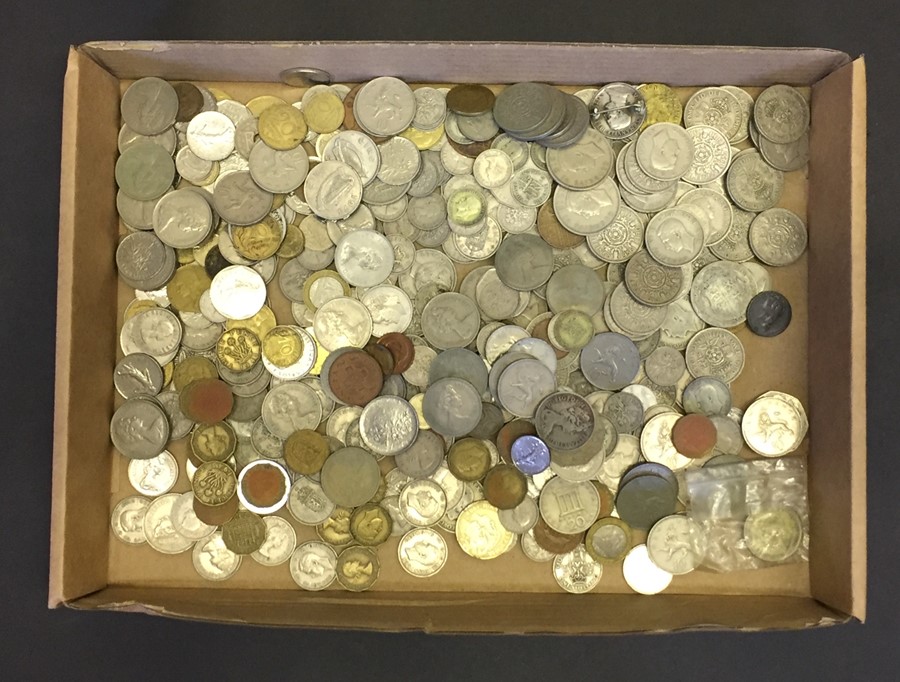 A collection of various coins