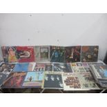 A good collection of records including Beatles, Rolling Stones, Jimi Hendrix, ACDC, Elton John etc