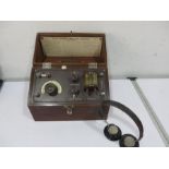 A 1922 British Thomson-Houston Co LTD Wireless Crystal Receiver, type C form A, GPO Reg No 106 along