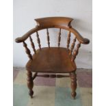 An elm captains chair