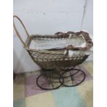 A vintage dolls pram